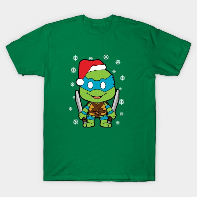 Leonardo Christmas T-Shirt by liora natalia